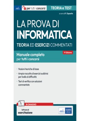 cover image of La prova di Informatica &#8211; Teoria ed esercizi commentati